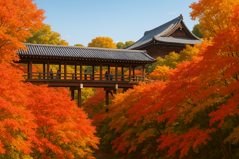 Kyoto - Autumn - Tofuku-ji Bridge