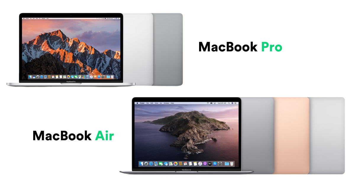 macbook air vs macbook pro 
