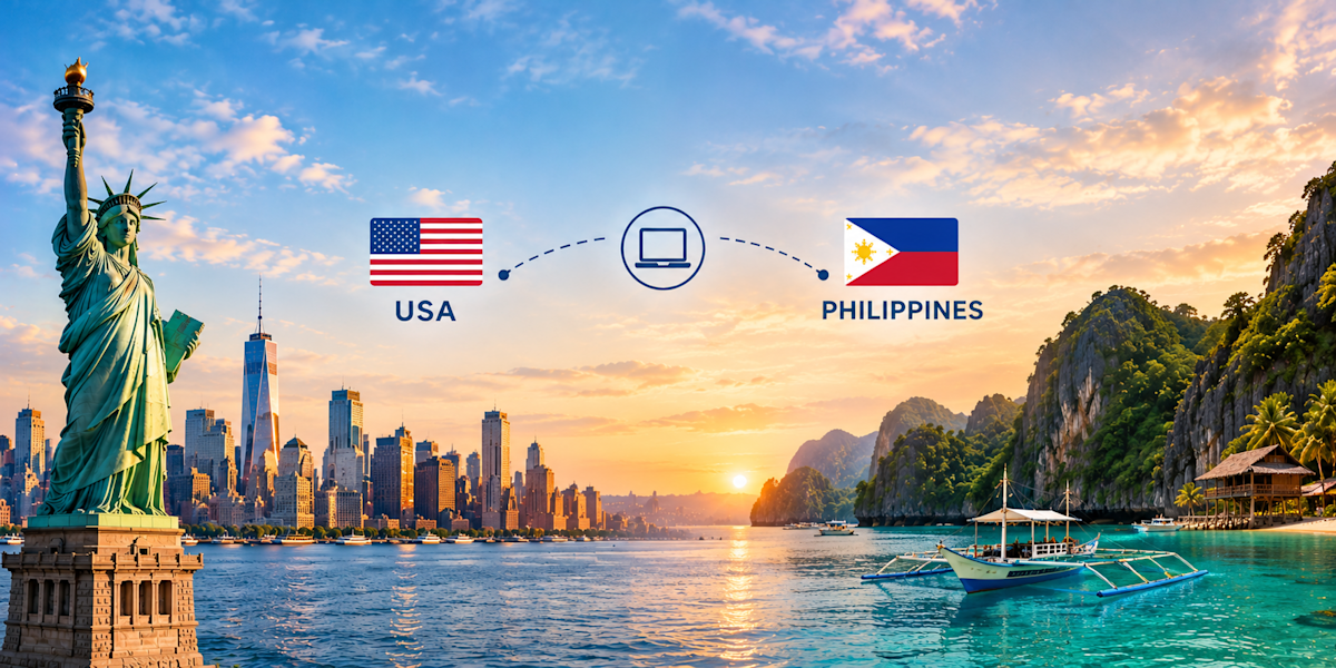 From New York to Philippines : send laptop