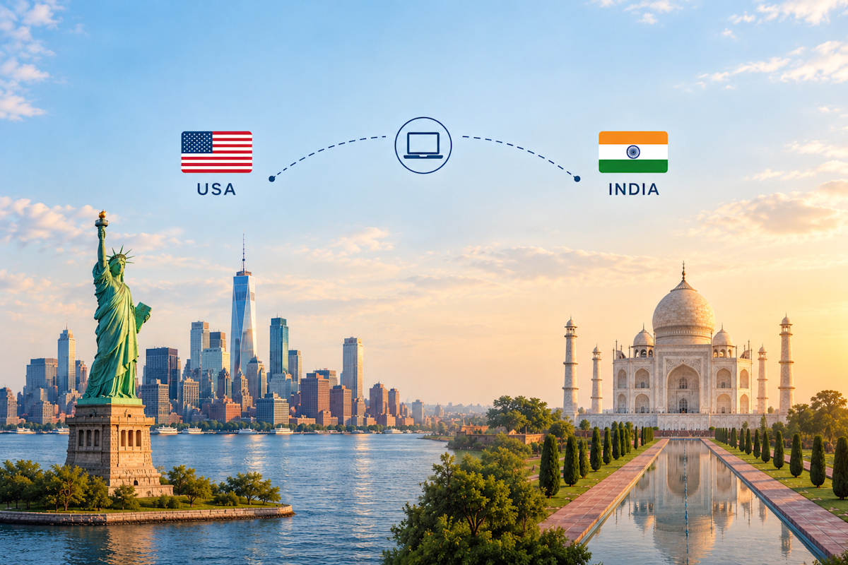How to ship laptop from US to India