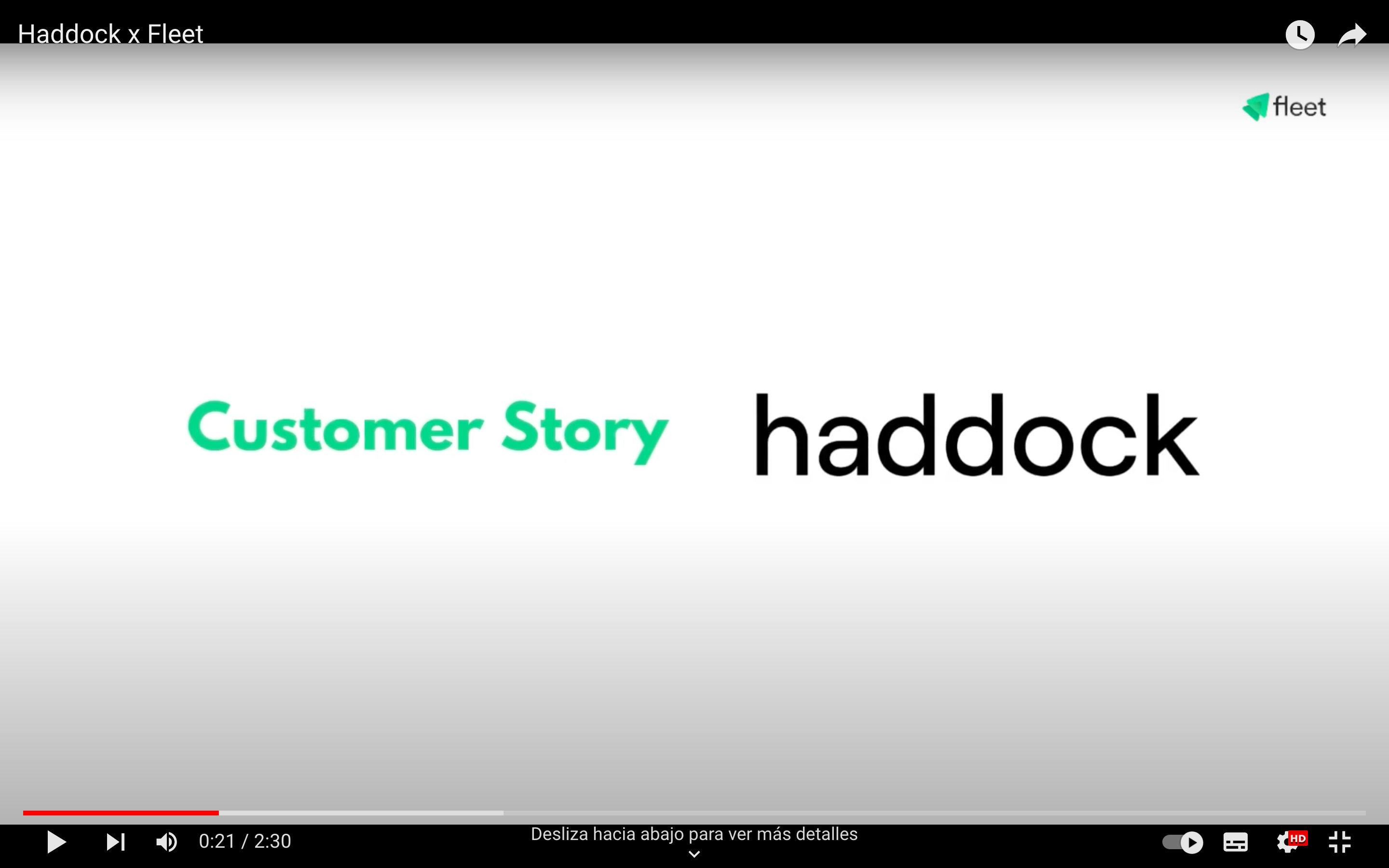 Screenshot video haddock