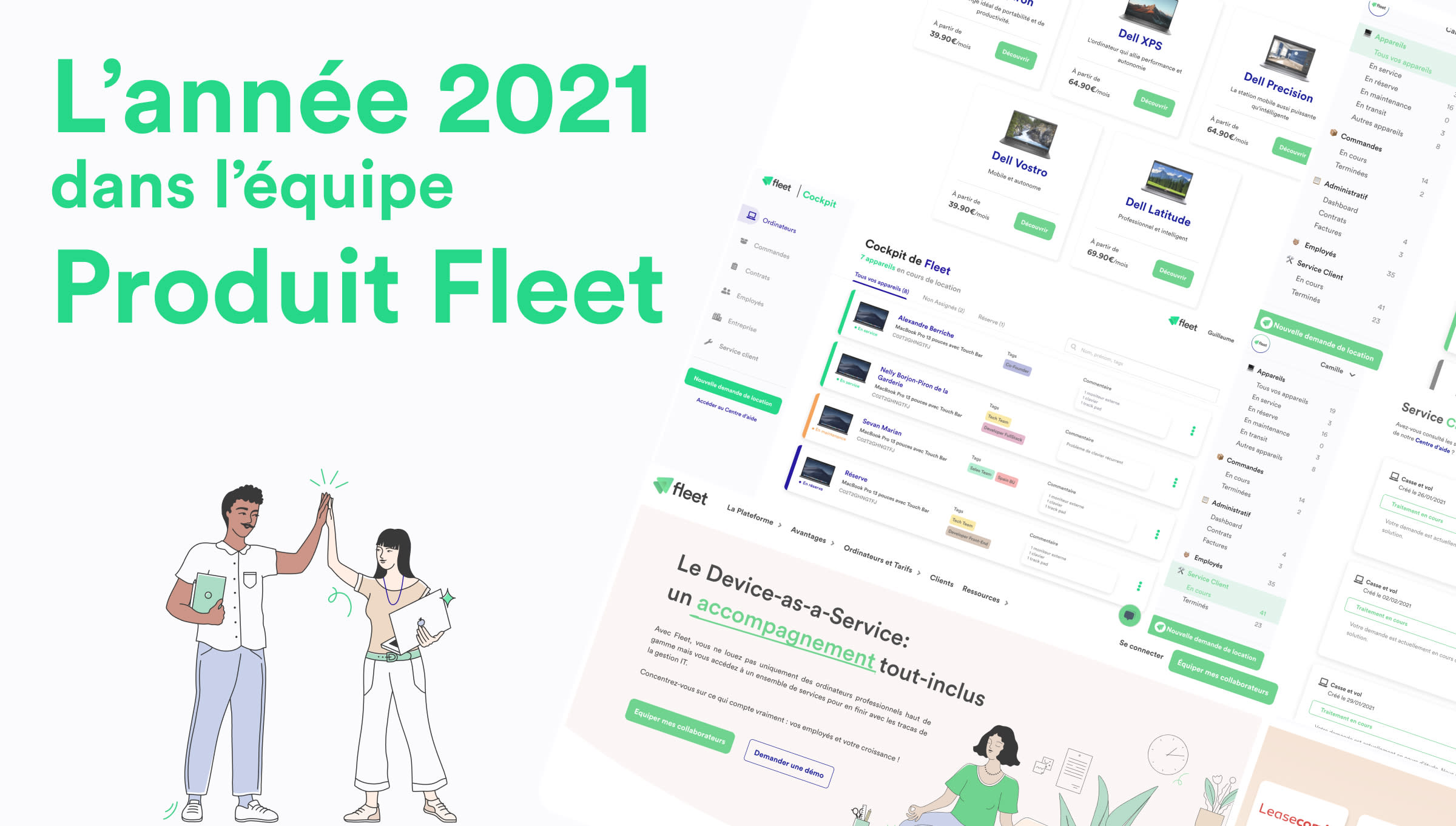 L'année 2021 dans l'équipe Produit Fleet