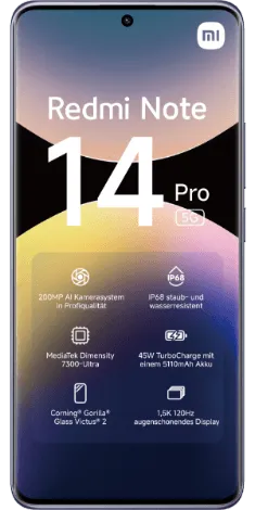 Xiaomi Redmi Note 14 Pro 5G Front