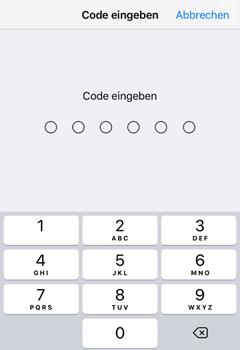 Code eingeben