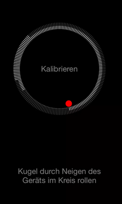 Kalibrieren des Kompass in iOS