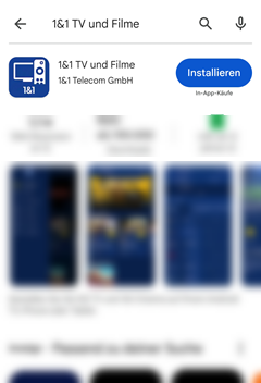 1&1 TV-App herunterladen