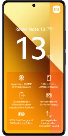 Xiaomi Redmi Note 13 5G Front