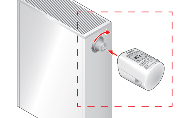 Smart Home Thermostat (AVM FRITZ!DECT 301) montieren