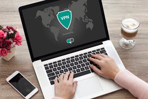 Laptop mit VPN 