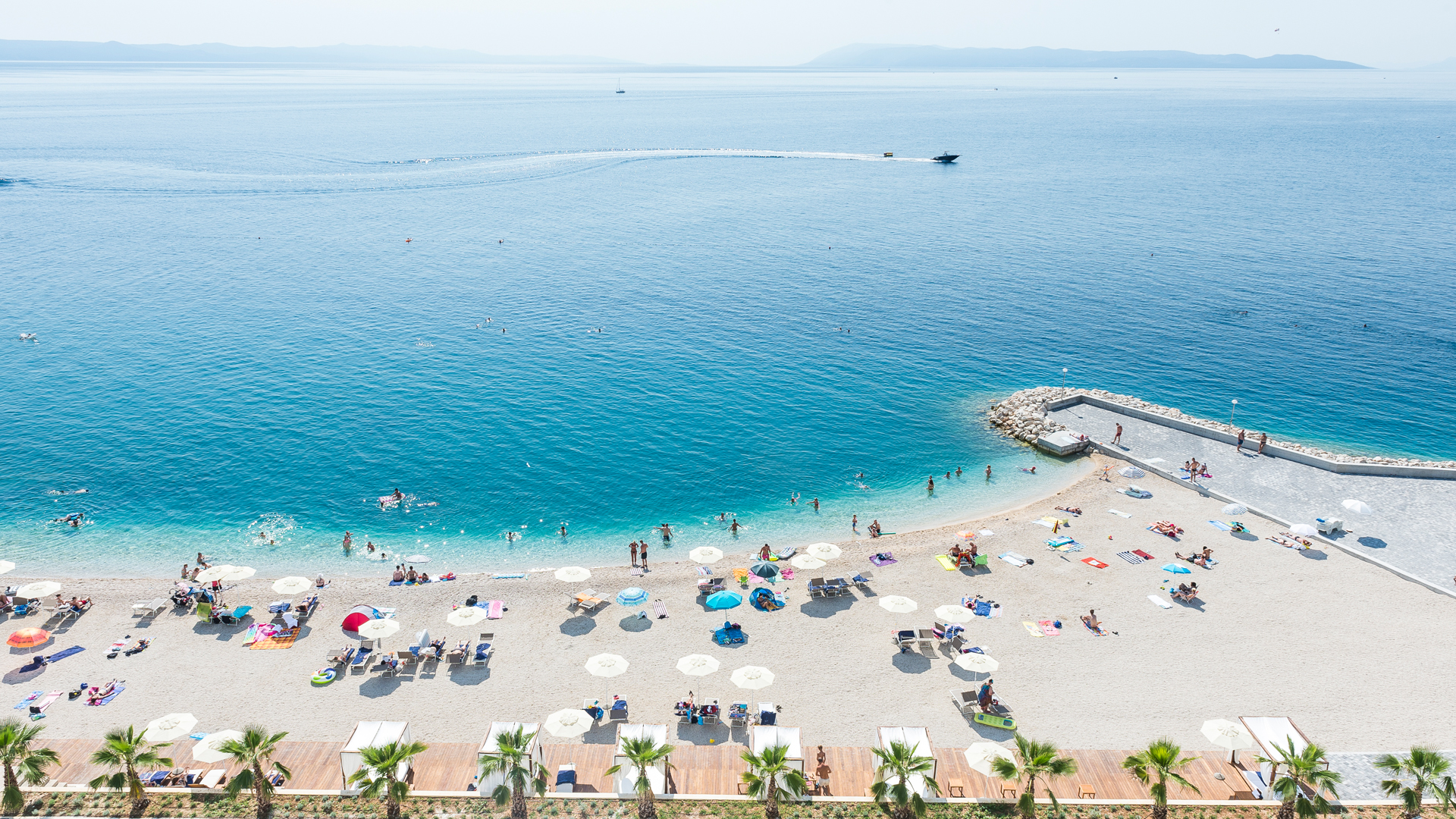 Kroatian kaunis rantanäkymä - TUI.