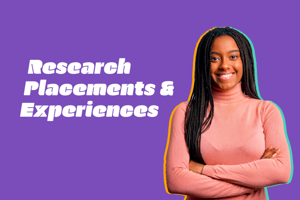 Research Placements and Experiences, student smiling at viewer