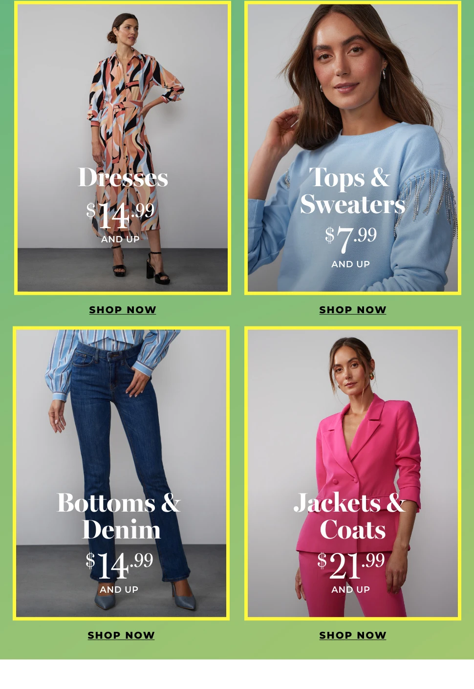 Women’s Clothes: Dresses, Pants, Jeans, Tops & Jackets | NY&Co