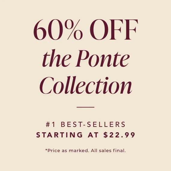 Tall Ponte Bootcut High Rise Pant | New York & Company