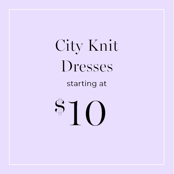 Flyout | City Knit Dress $10