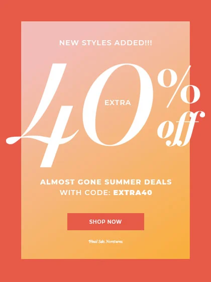 Extra 40% off tile