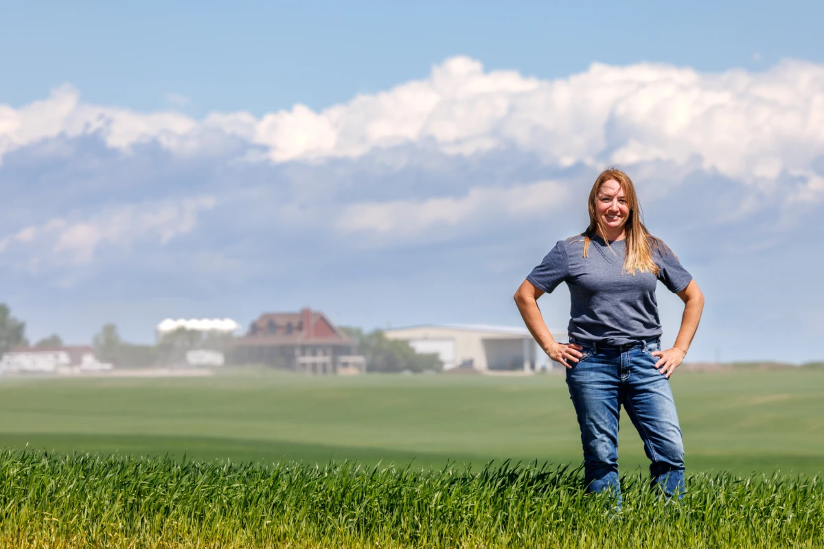 For 115 years, Bobby Joe Donovan’s family has grown and harvested grain on this farm in Alberta, Canada. Today, digital technology is rapidly transforming the industry, enabling Donovan, pictured, to make more informed decisions and achieve greater yields. NEIL ZELLER PHOTOGRAPHY