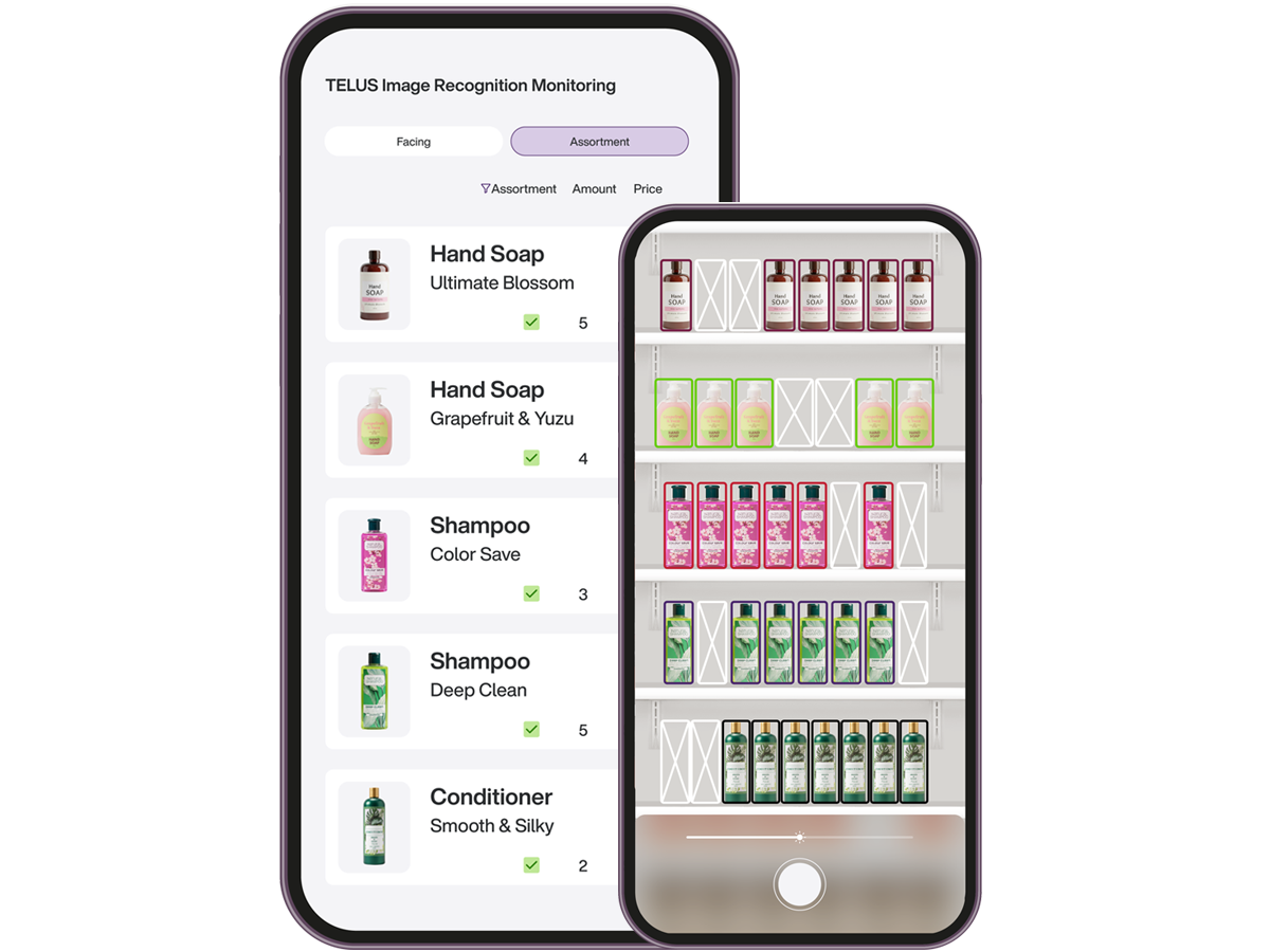  Image recognition app for scanning beauty and wellness products, showcasing retail execution software features.