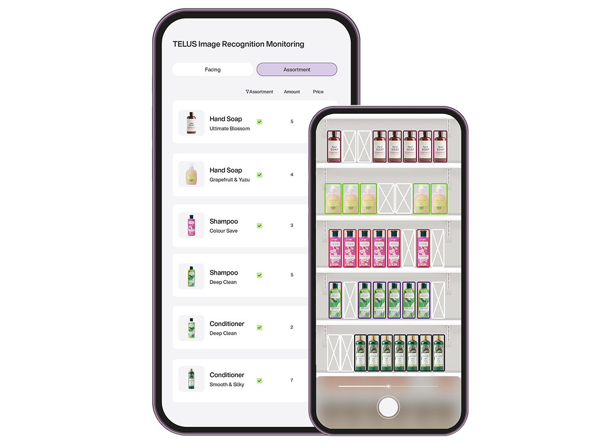  Image recognition app for scanning beauty and wellness products, showcasing retail execution software features.