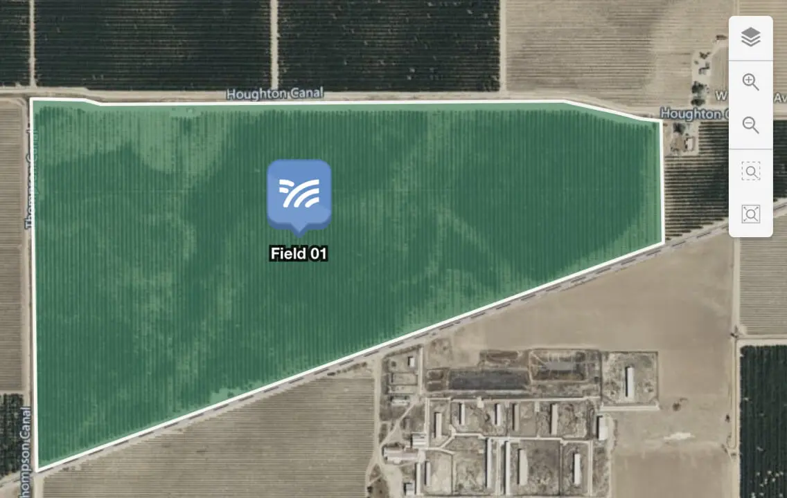 Digital mapping of a field