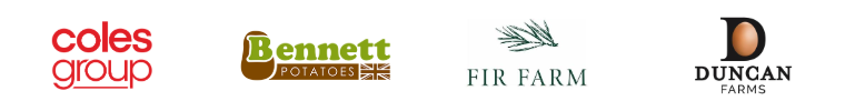 coles group, bennett potatoes, fir farm, duncan farms logos