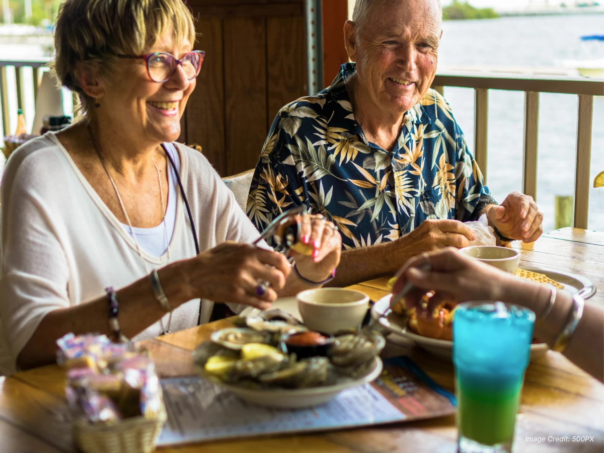Gulf Coast seafood and waterfront dining in Fort Myers, FL
