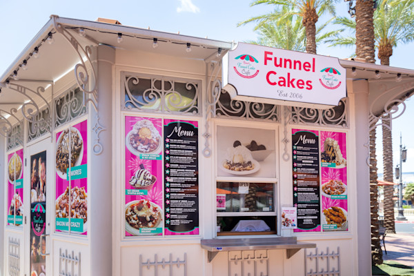 A funnel cake shop