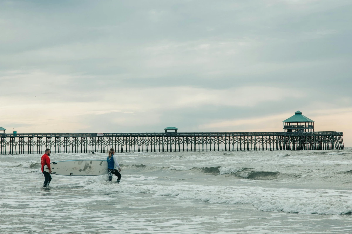 Folly Beach near Charleston, SC