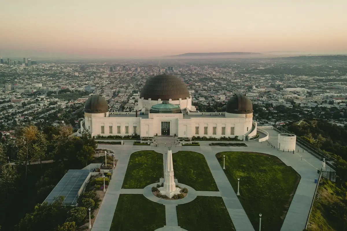 The Griffith Observatory in Los Angeles.