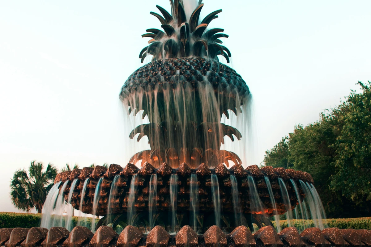 Pineapple Fountain at Waterfront Park, Charleston