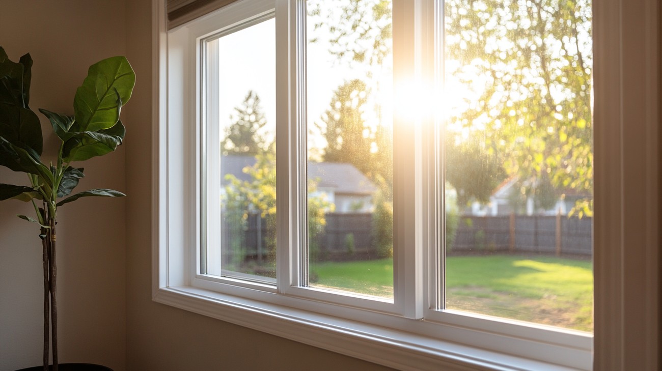 Clean double-pane windows photo