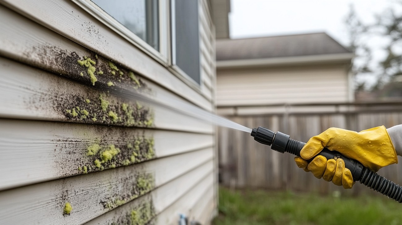 Vinyl siding mold cleaner photo