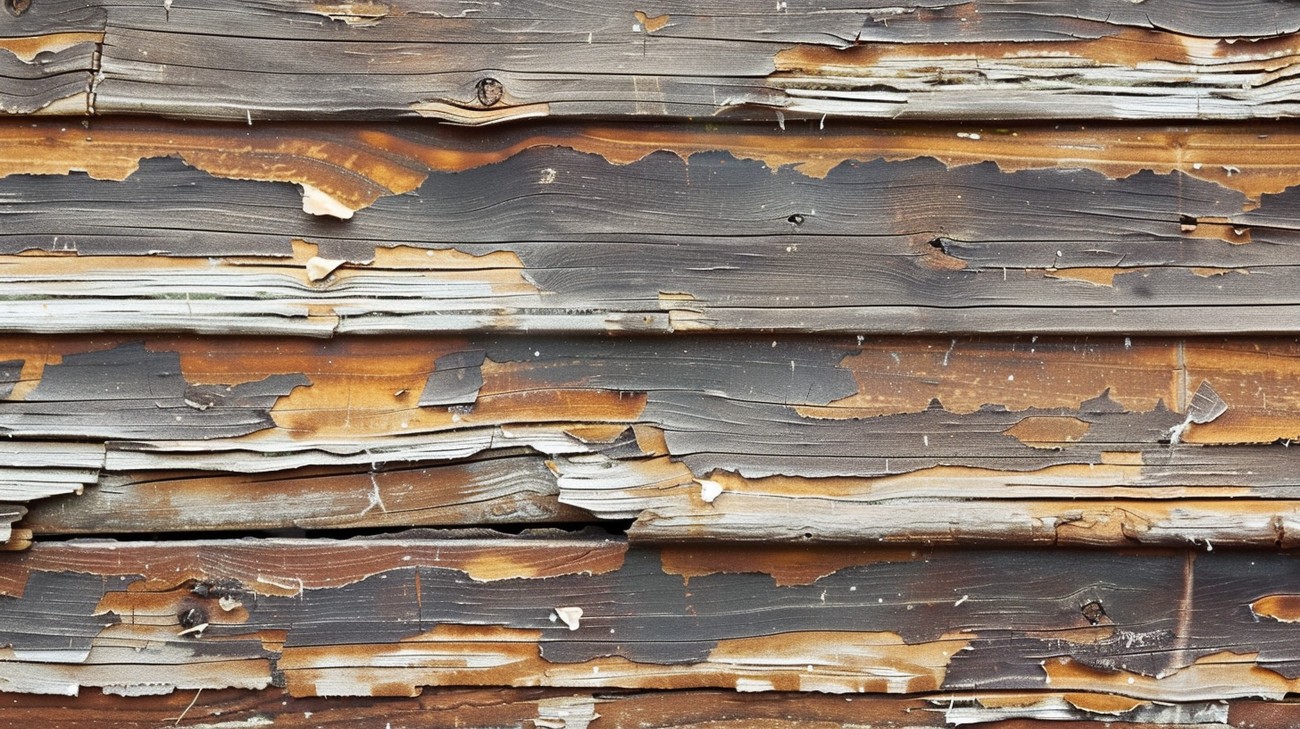 wood siding pest damage photo