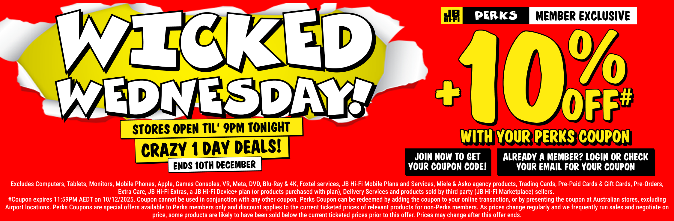 JB Hi-Fi Perks: Score an EXTRA 10% OFF TVs, Audio & Cameras (Today Only!) 🎧📸