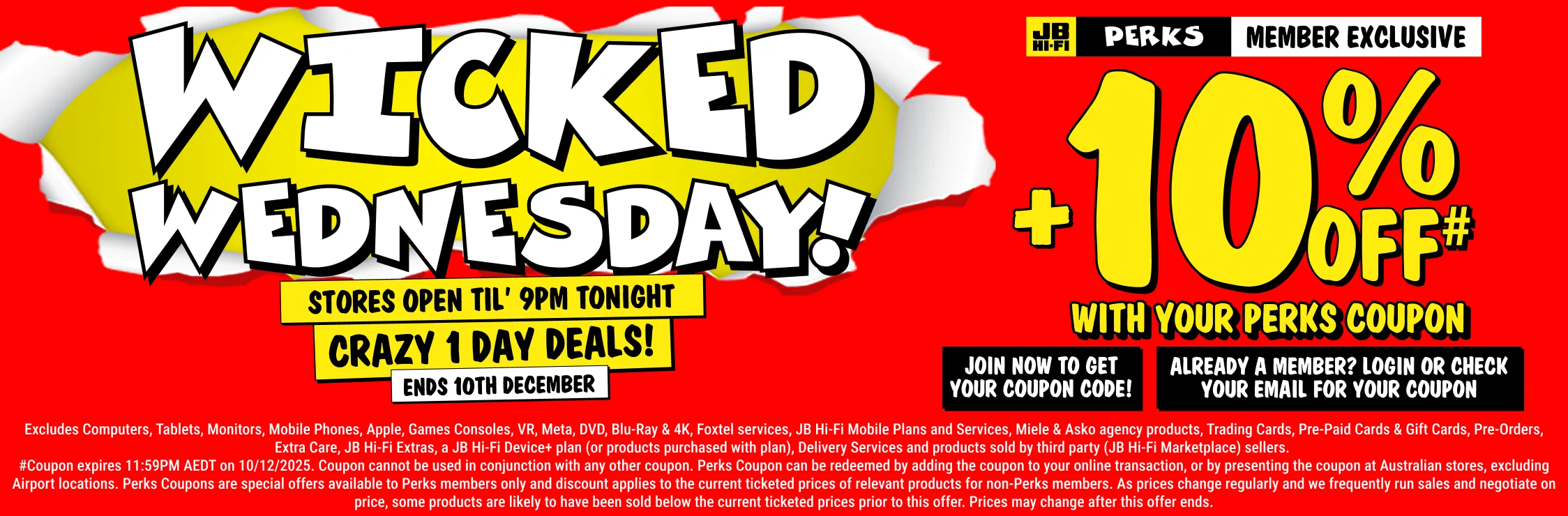 JB Hi-Fi Perks: Score an EXTRA 10% OFF TVs, Audio & Cameras (Today Only!) 🎧📸