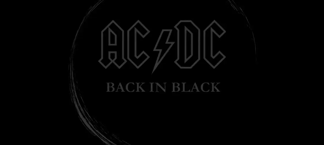 Back In Black Logo Back In Black AC/DC Tribute