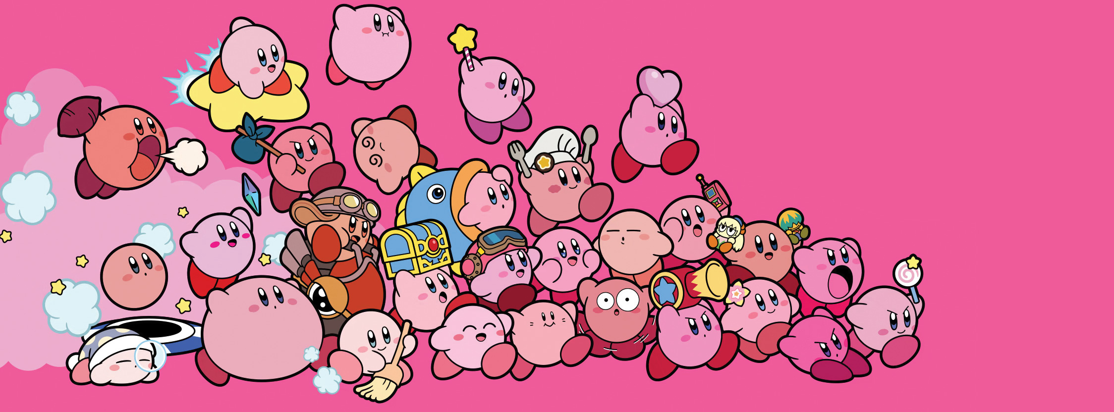 Thật tuyệt vời khi được tìm hiểu lịch sử của nhân vật đáng yêu Kirby! Từ khi ra đời đến giờ đây, Kirby đã trải qua những cuộc phiêu lưu thật đầy thử thách và để lại những ấn tượng đáng nhớ cho người hâm mộ.