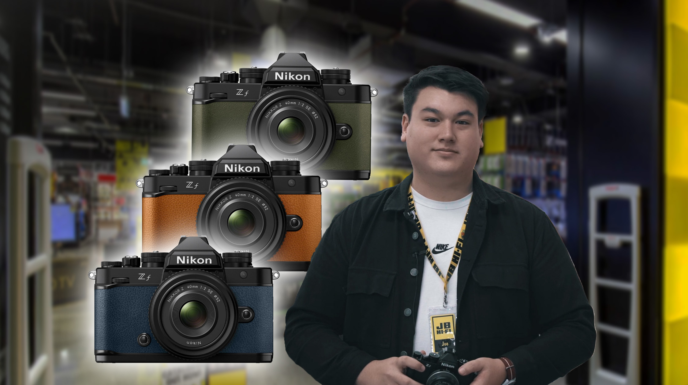 The new Nikon Z f camera New tech, retro design JB HiFi