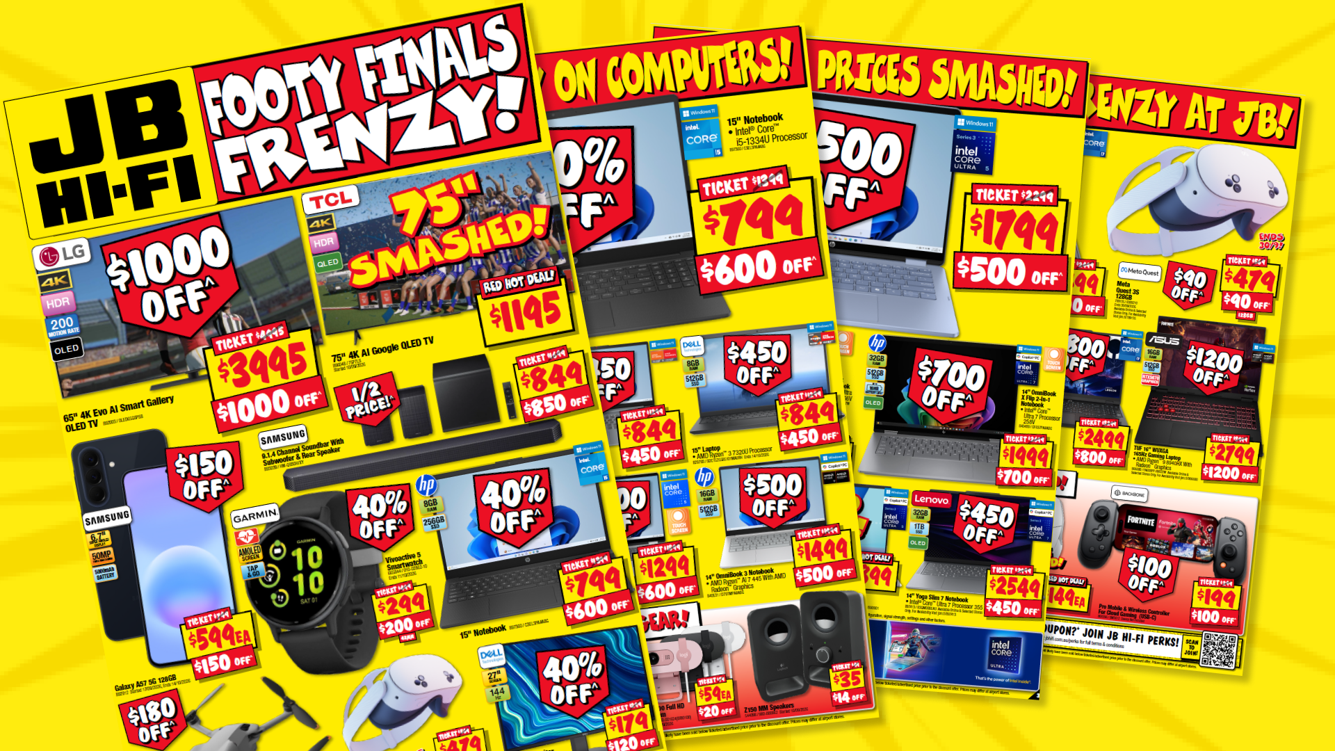 JB Hi-Fi catalogue or promo