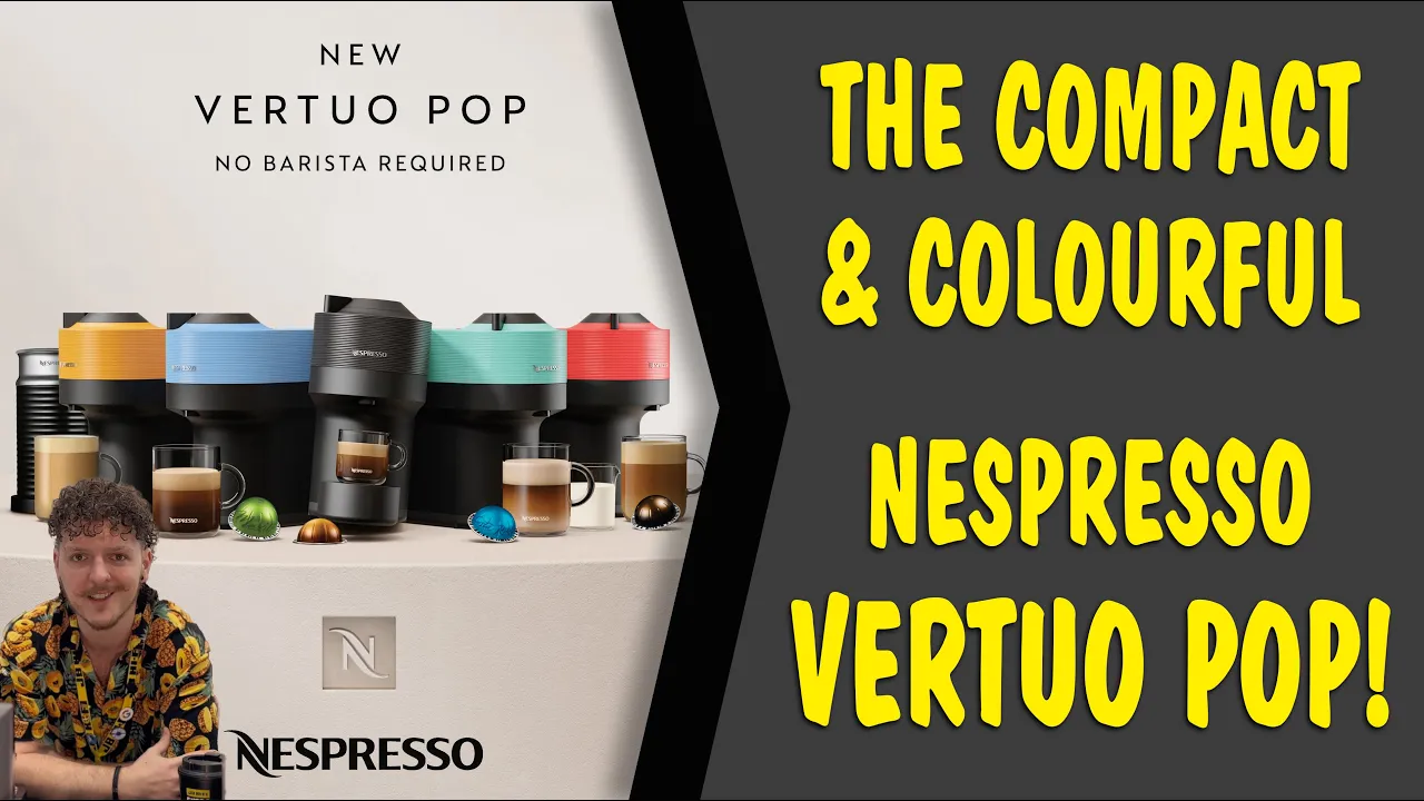 The compact and colourful Nespresso Vertuo Pop! JB HiFi