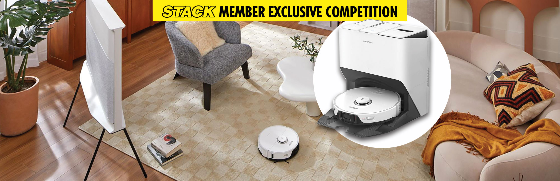 Sign up to STACK to win a Roborock S8 Pro Ultra robotic vacuum and mop ...