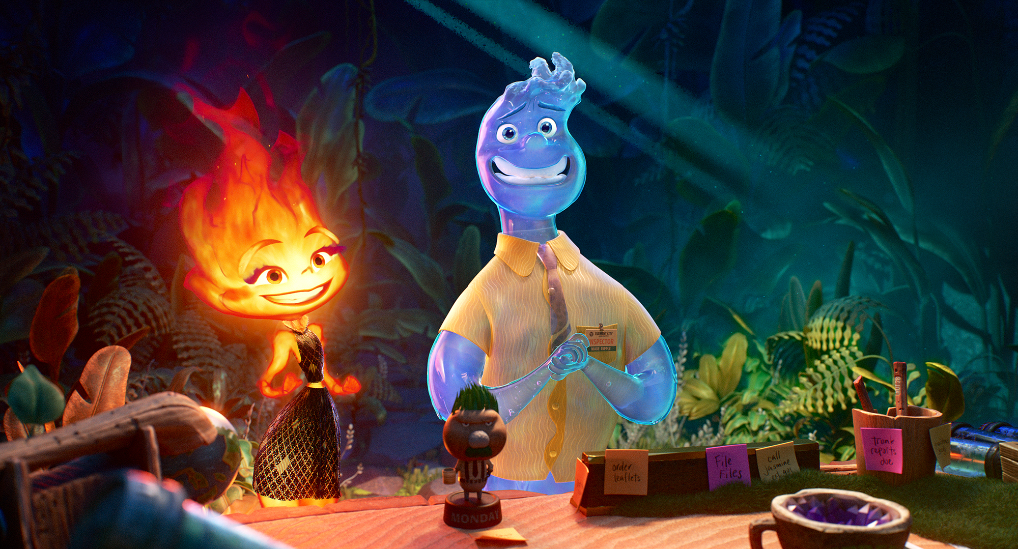 Fire and water sizzle in Pixar s Elemental JB Hi Fi