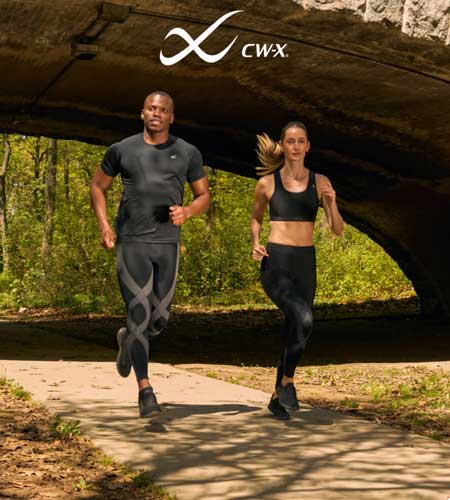 CW-X Stabilyx ¾ Pantalon de compression avec hanche - soutien du dos et des genoux