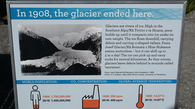 Gletscher Neuseeland Klimawandel Ruckgang Tasman Fox Franz Joseph Toruismus