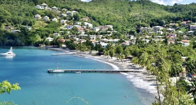 Anse à l’ane aux Trois-Ilets en Martinique