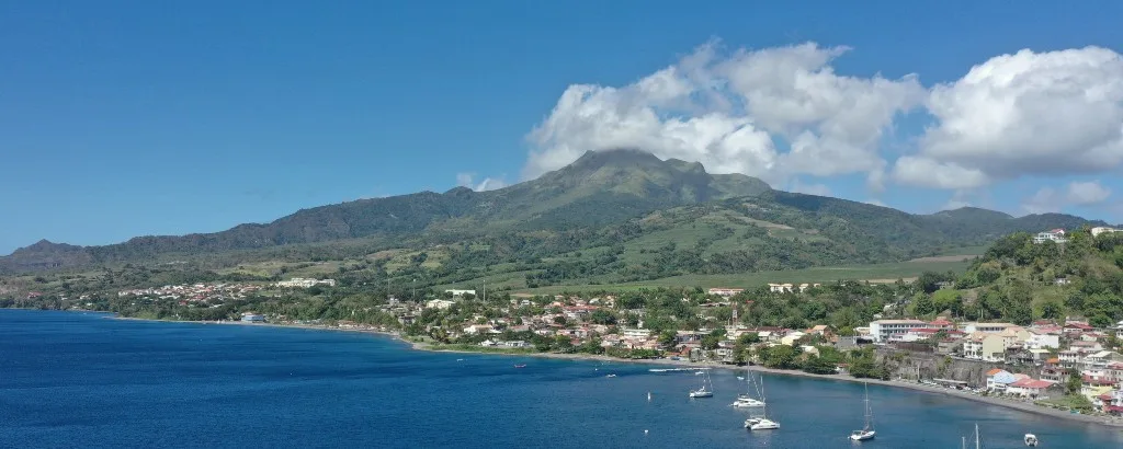 Montagne Pelée - vue drone - Saint-Pierre