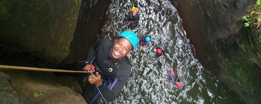 Canyoning Martinique - Descente en Rappel