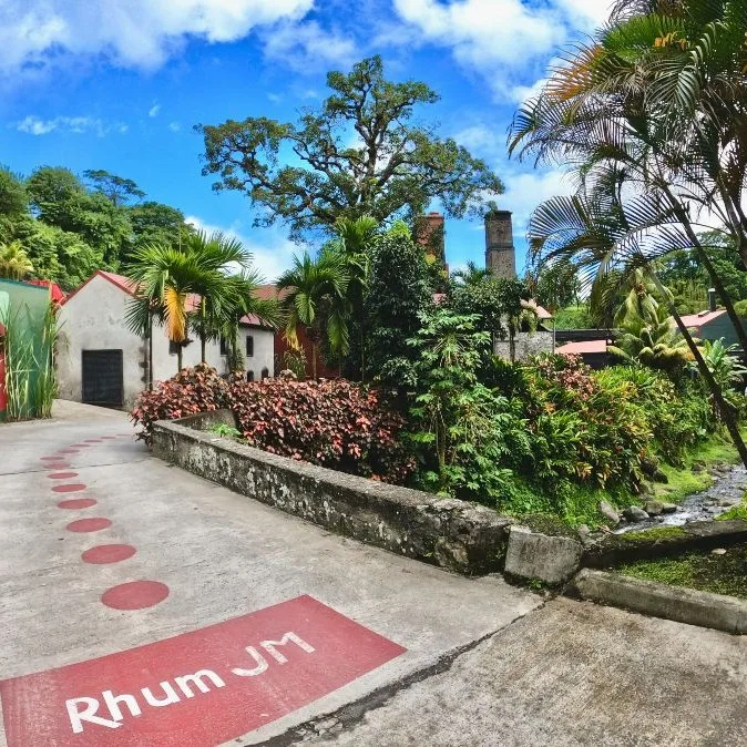 Entrée Distillerie Rhum JM - Martinique