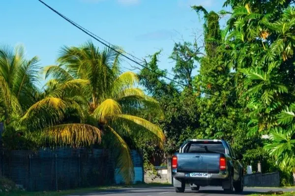 Voiture de location en chèque vacances Martinique