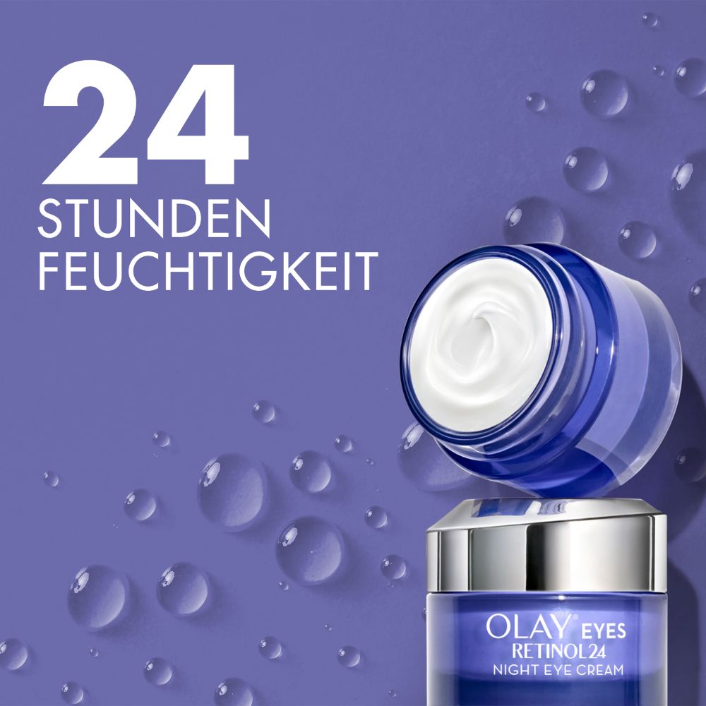 Olay Retinol 24 Night Eye Cream | Fragrance Free, 15ml 