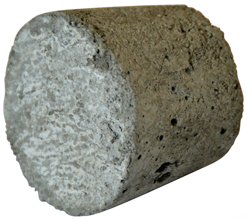 Bouchon béton et colle